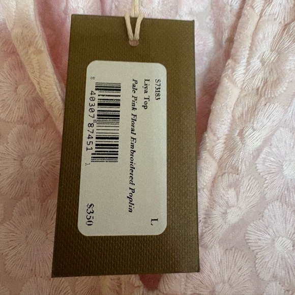 NWT Ann Mashburn Liya blouse size  L - Picture 2 of 5
